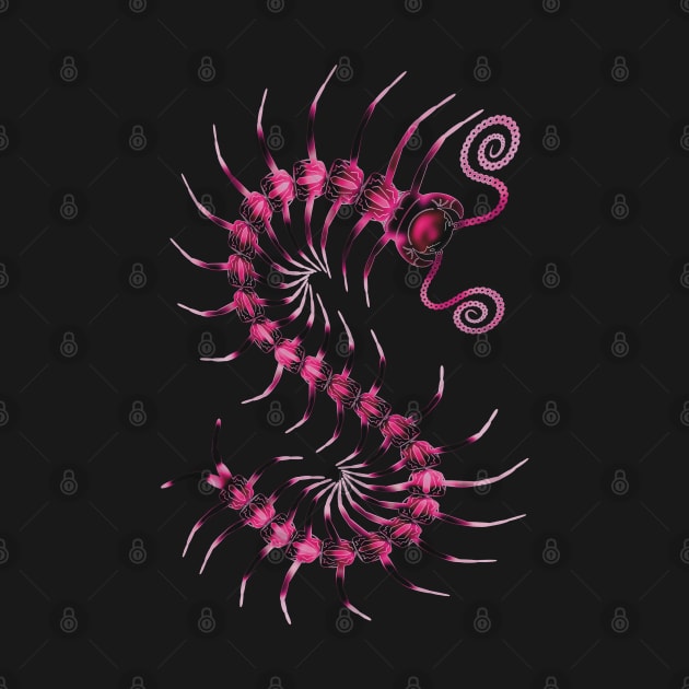 Bold Pink Centipede by IgorAndMore