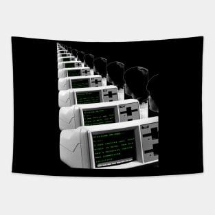 Now Commencing Idiocracy // Vintage Computer Takeover Design Tapestry