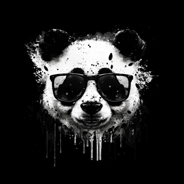 melting panda by myepicass