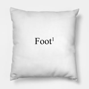 Footnote Pillow