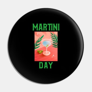Martini Day Pin