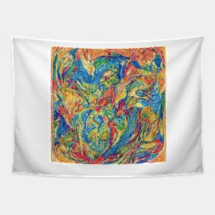 Abstract oil paint Tapestry