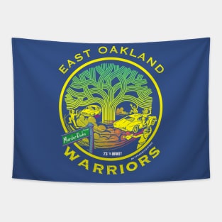 East Oakland Warriors COLOR Tapestry