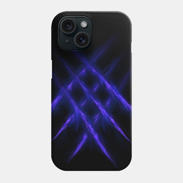 Claws scratches purple neon Phone Case by consequat