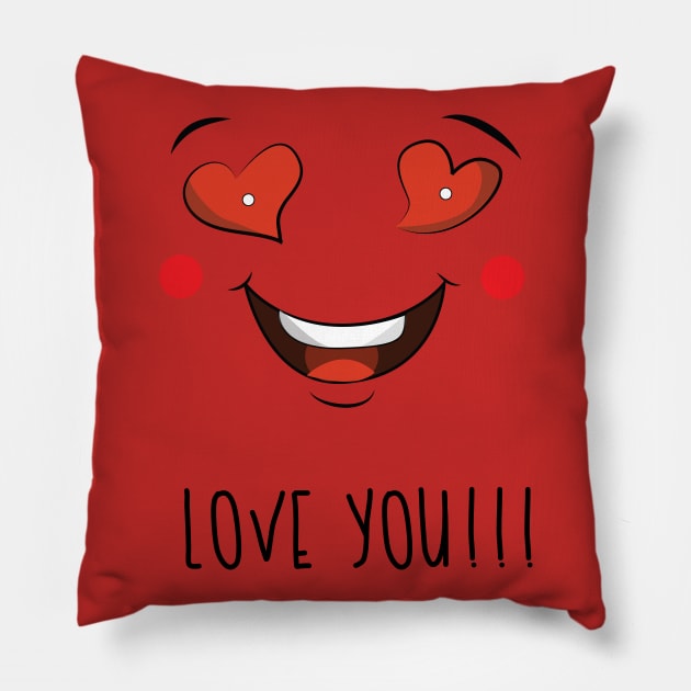 Valentine Love Pillow by emma17