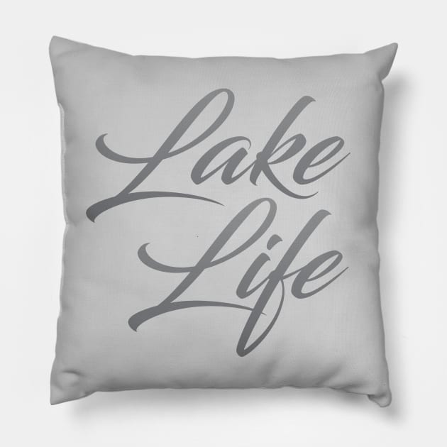 Lake Life Pillow by Dale Preston Design