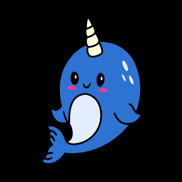 Cute Narwhal by JamesCMarshall