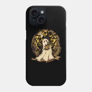 Halloween Pumpkin, Ghosts and  Skeletons Graphic Phone Case