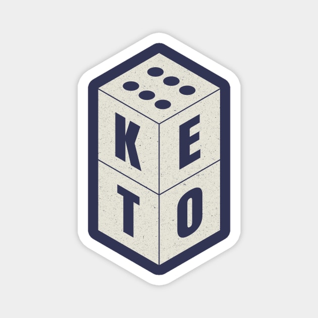 Keto Dice - Ketogenic Magnet by Ketogenic Merch