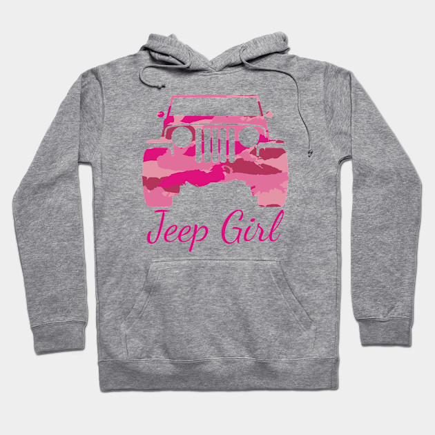 girls pink camo hoodie