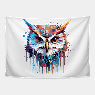 Owl Bird Animal Nature Freedom Wildlife Wonder Abstract Tapestry