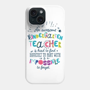 An Awesome Kindergarten Teacher Gift Idea - Impossible to forget Phone Case