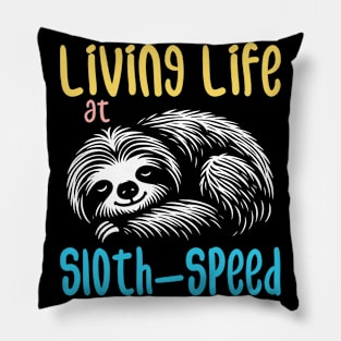 Cute and Lazy Sloth Bear: Channel your inner sloth Pillow