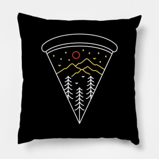 Pizza Mountains Pillow