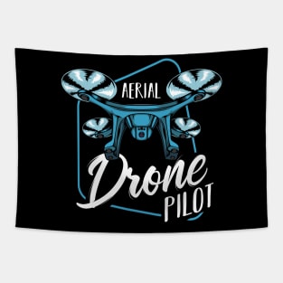 Drone - Aerial Drone Pilot - Trendy Quadcopter Tapestry