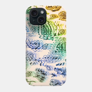 Paisley Pattern - Peach & Cream Phone Case