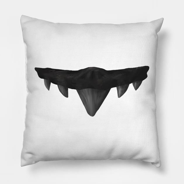 Paraorthacodus Shark Tooth Pillow by Reeseworks