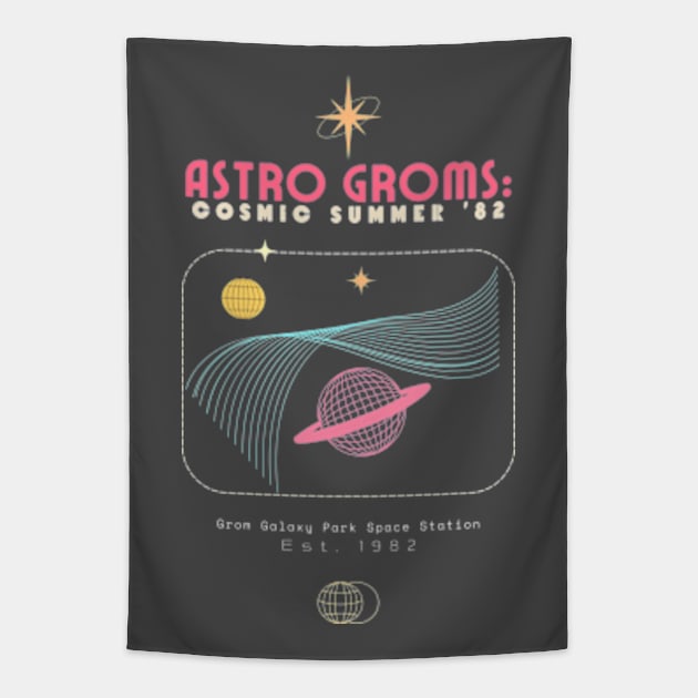 Astro Groms! Tapestry by Moonpixels