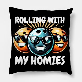 Rolling with my homies Pillow