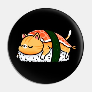 Funny sushi cat Pin