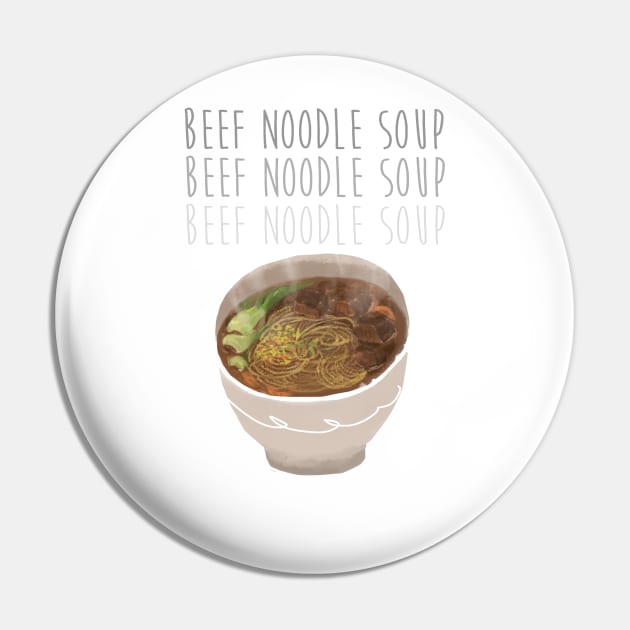 Beef Noodle Soup Pin by christinechangart