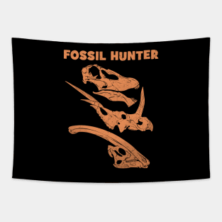 Fossil Hunter Vegan Dinosaurs Tapestry