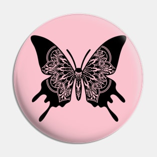 Art Butterfly Pin