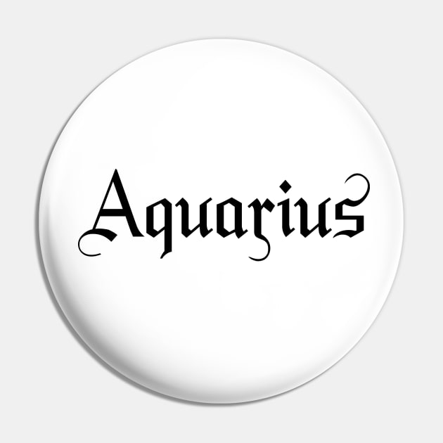 Aquarius zodiac sign Pin by ElisDesigns