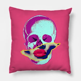 NEON SKULL KISS Pillow