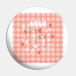 Nana anime strawberry glasses Pin