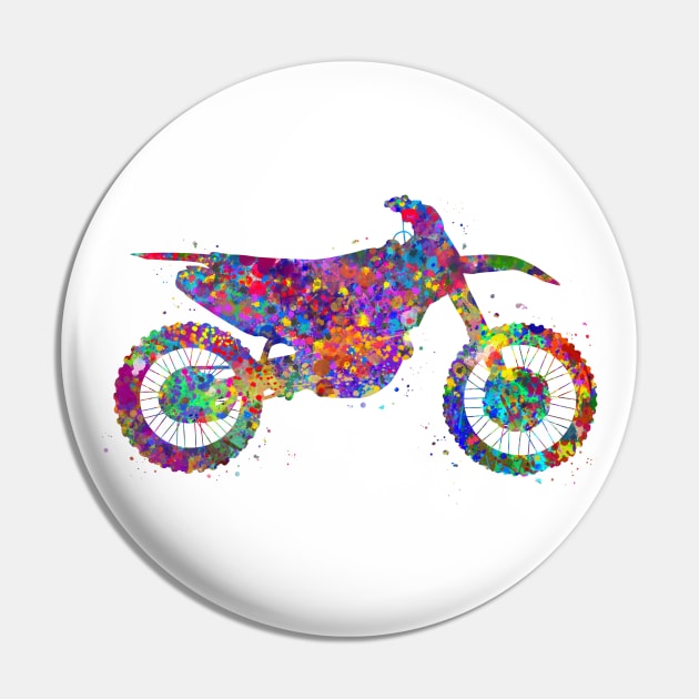 Motocross Pin by Yahya Art