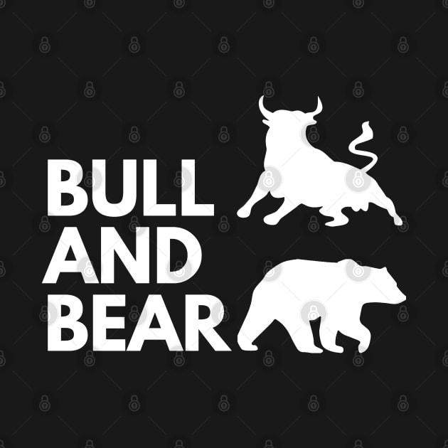 The Bull and The Bear Artwork 2 by Trader Shirts