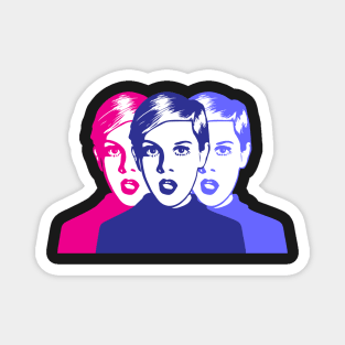 Triple Twiggy | Pop Art Magnet