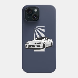 White SIlvia S15 JDM Phone Case