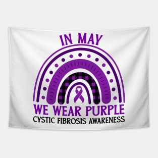 In My We Wear Purple Cystic Fibrosis Awareness Tapestry