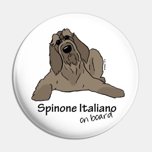 Spinone Italiano on board Pin