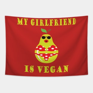 MY GIRLFRIEND IS VEGAN Tapestry