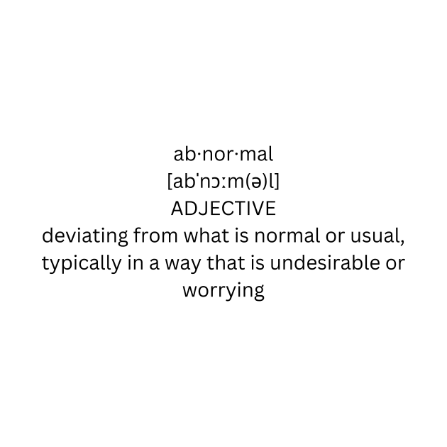 abnormal definition by alphabetdefinition