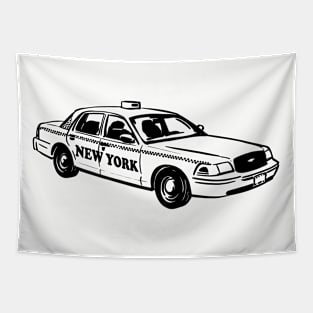 NYC Yellow Cab Tapestry