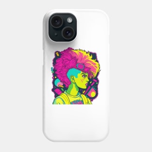 90's Pop Art Punk Girl Character Phone Case