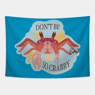 "Don't be so crabby!" Crab Tapestry