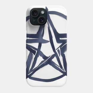 Pentagram Navy Shadow Silhouette Anime Style Collection No. 276 Phone Case