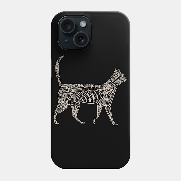 Dot Art Cat Lover Phone Case by Mewzeek_T