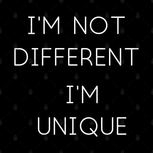 I'm Not Different by Weird Lines