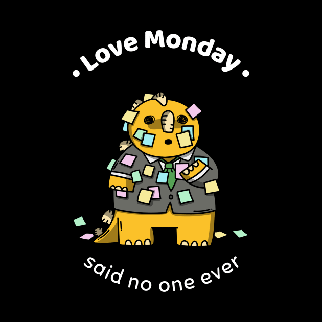 Funny Monday I Hate Monday Design by LetsBeginDesigns