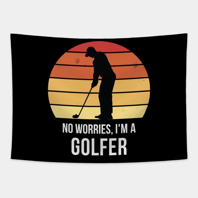 No worries i'm a golfer Tapestry by QuentinD