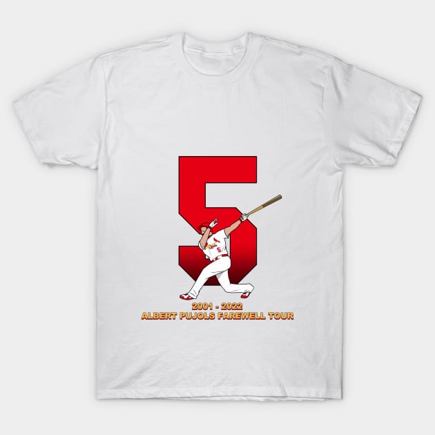 Albert Pujols Farewell Tour - Baseball - T-Shirt