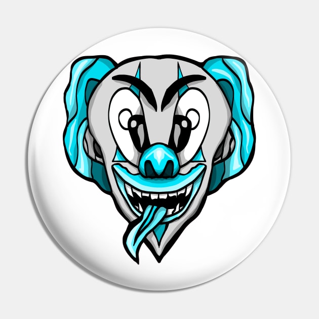 Clownin' Around Design (Blue) Pin by ggheat6