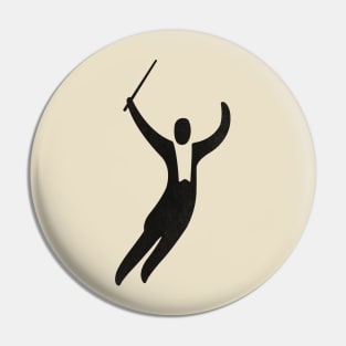 The flying musical conductor. Pin