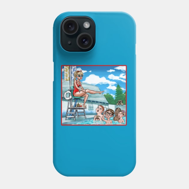 Oiling and Lotioning Phone Case by mcillustrator